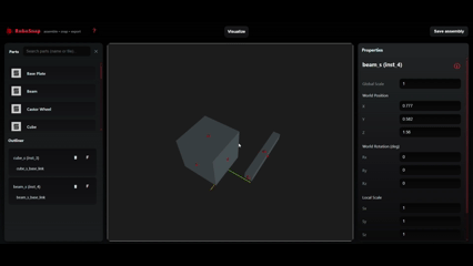 Part snapping demo